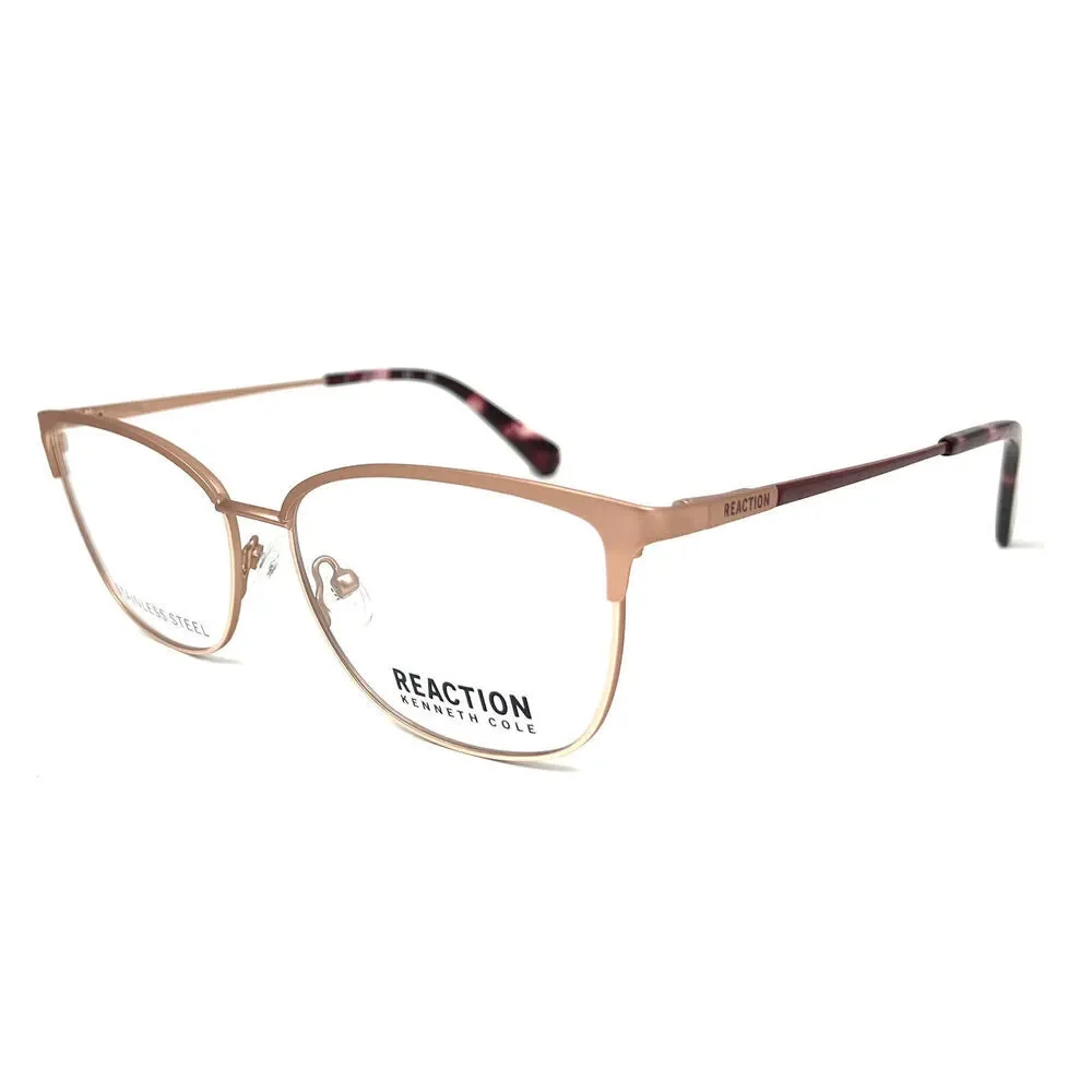 NWT Kenneth Cole Re KC0957 Rose Gold 54mm Eyeglasses